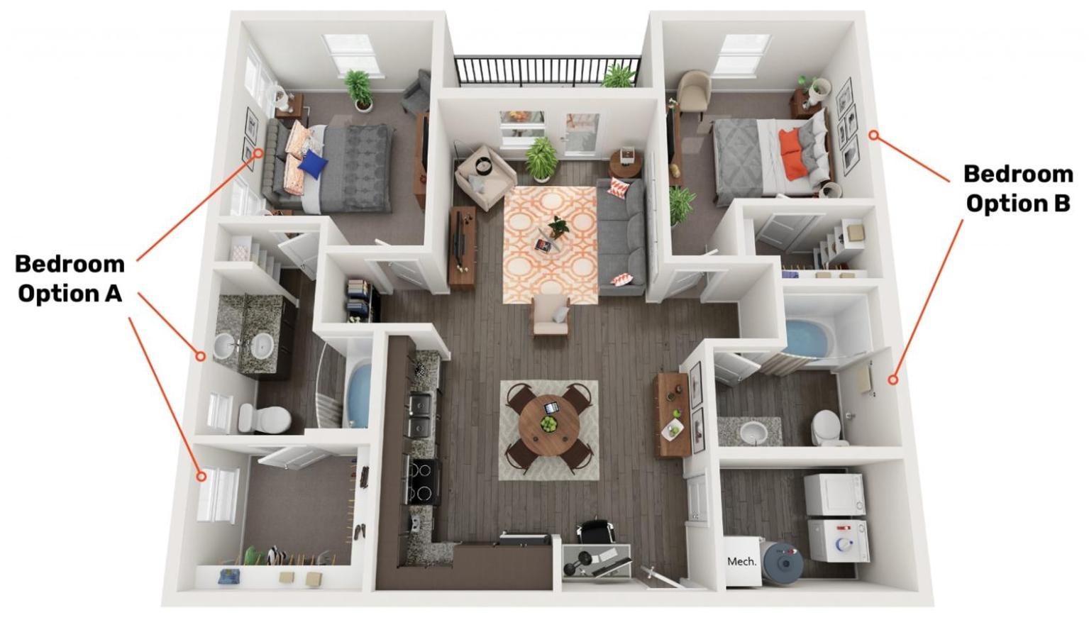 גיינסוויל Grand Two Bedroom Two Bathroom Apartment With Balcony מראה חיצוני תמונה